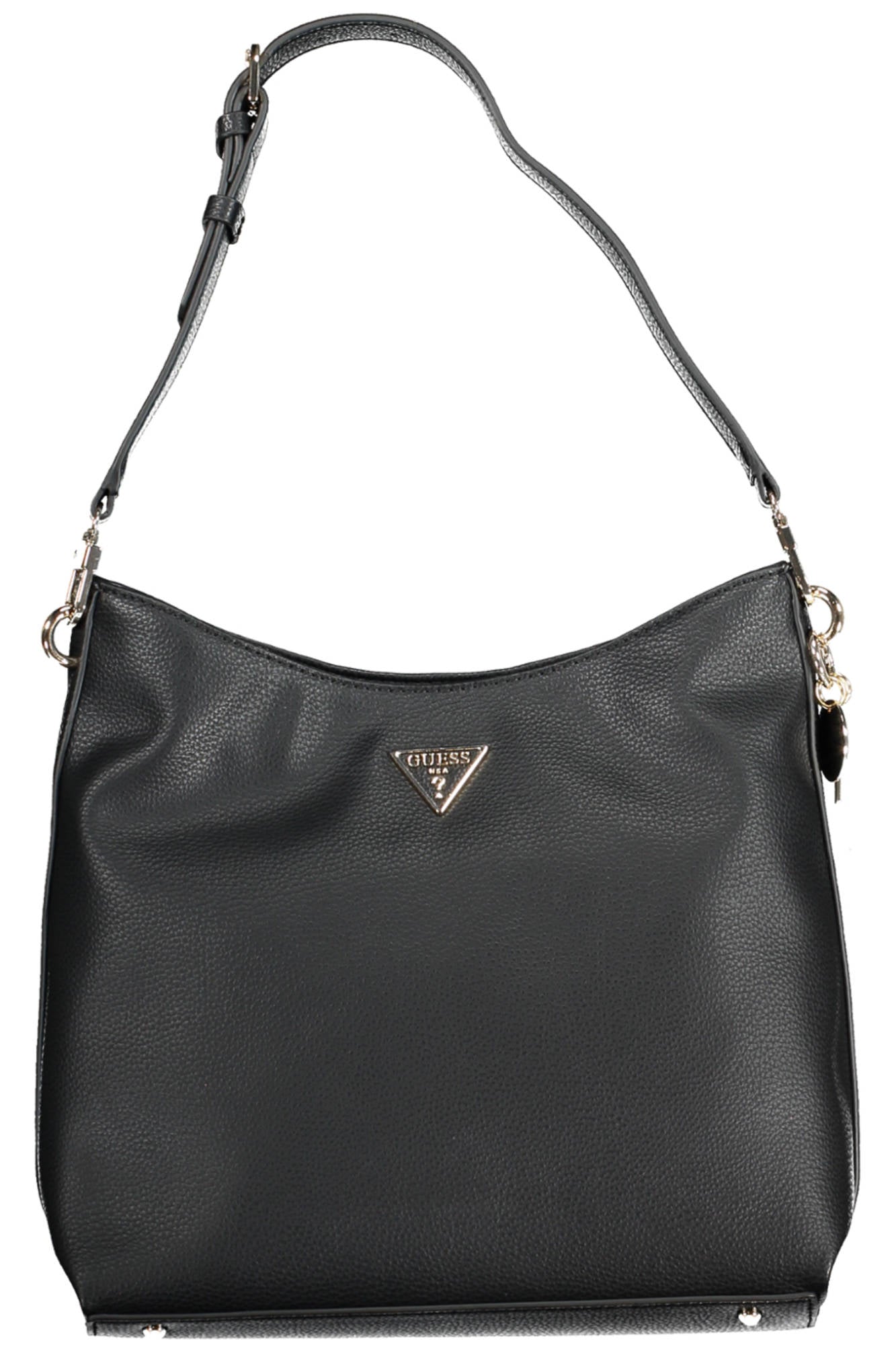 Guess Jeans Black Polyurethane Handbag - Fizigo