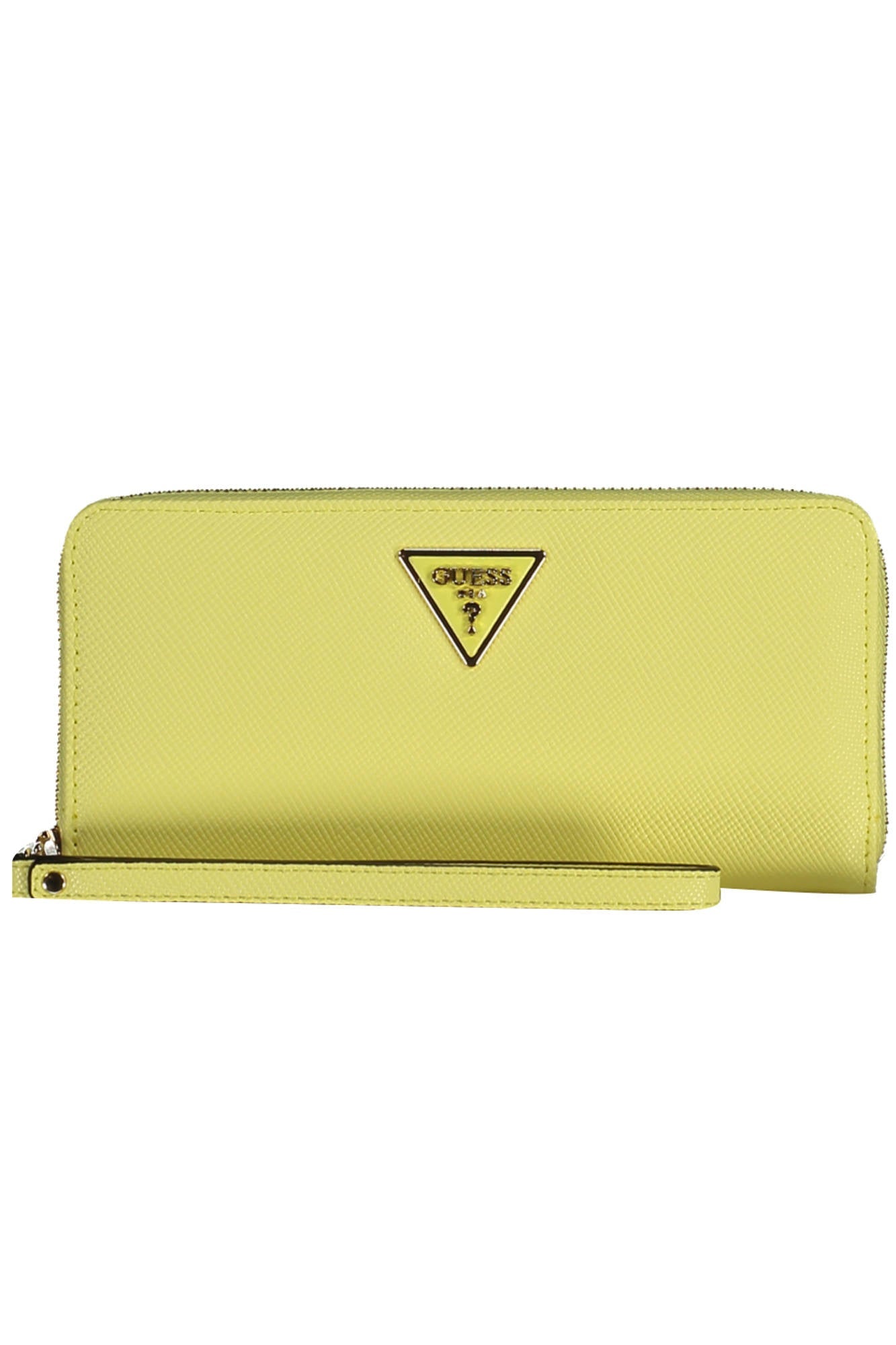 Guess Jeans Yellow Polyurethane Wallet - Fizigo
