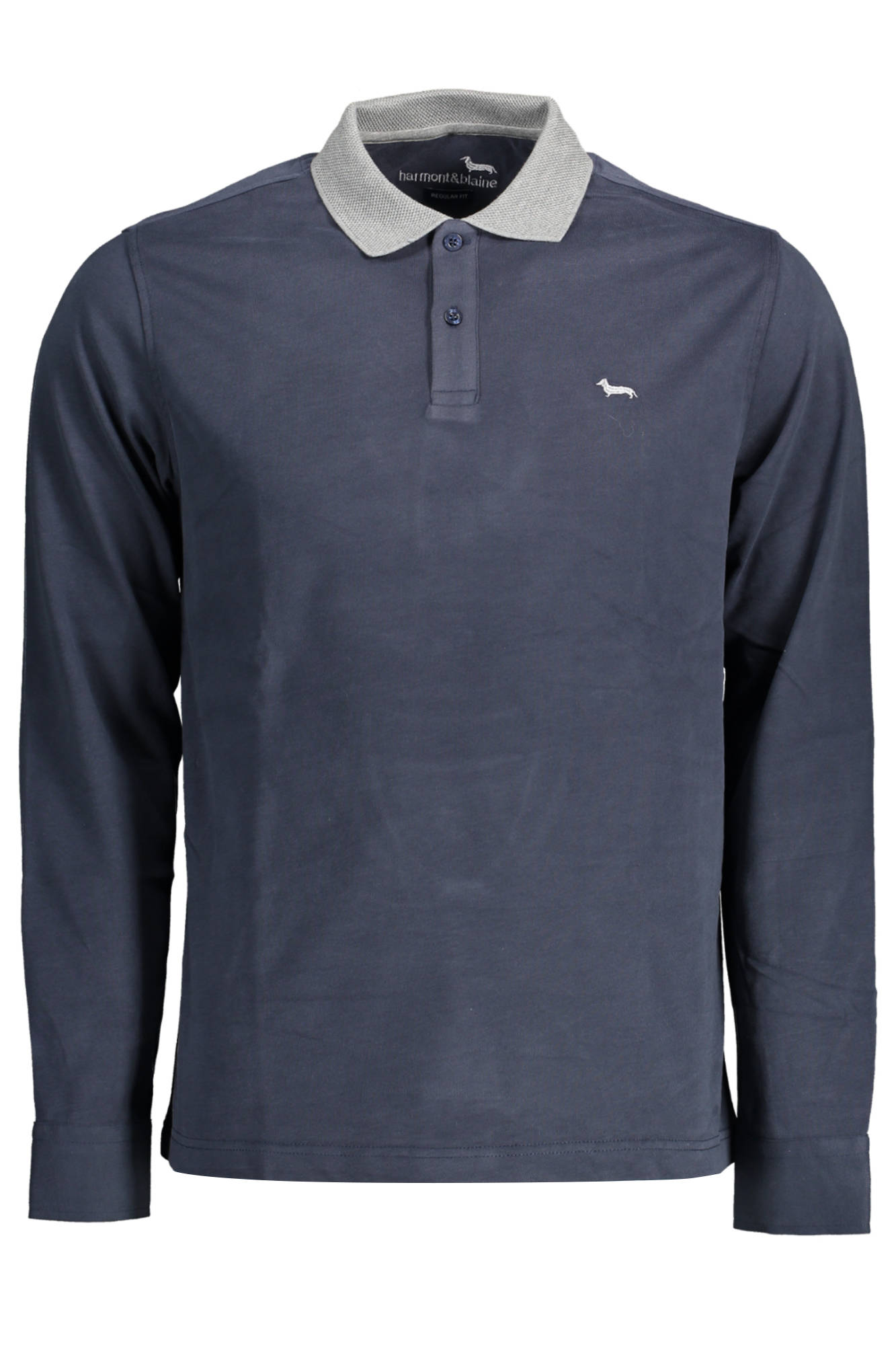 Harmont & Blaine Blue Polo Shirt - Fizigo