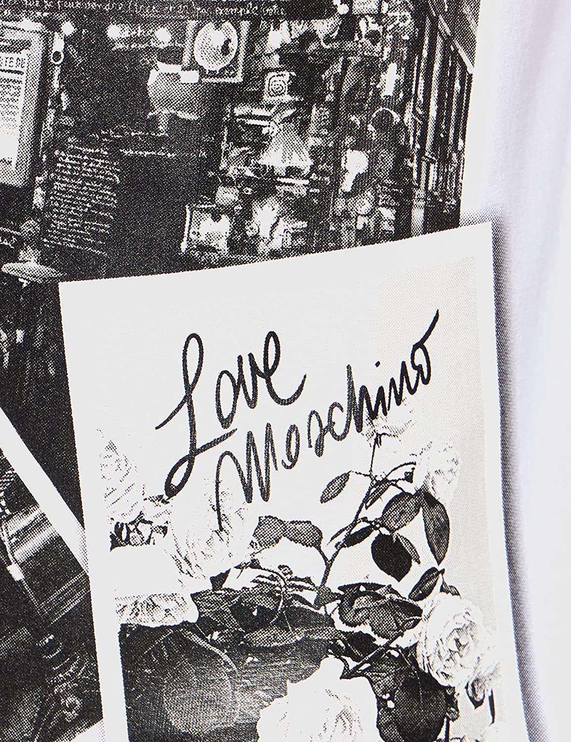 Love Moschino White Cotton Tops & T-Shirt - Fizigo