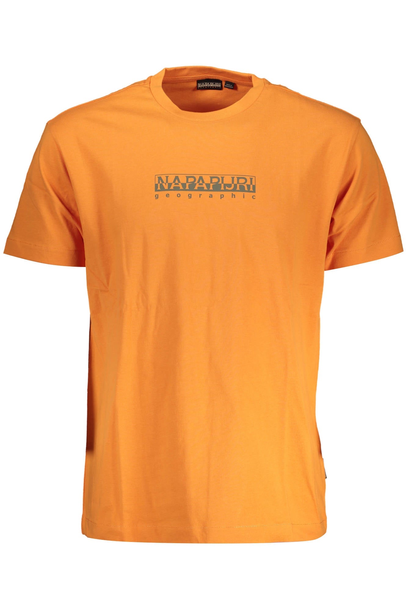 Napapijri Orange Cotton T-Shirt - Fizigo