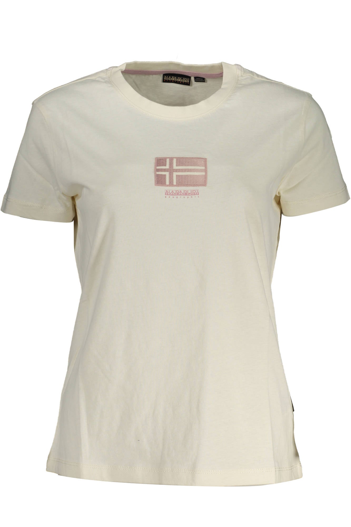 Napapijri White Cotton Tops & T-Shirt - Fizigo