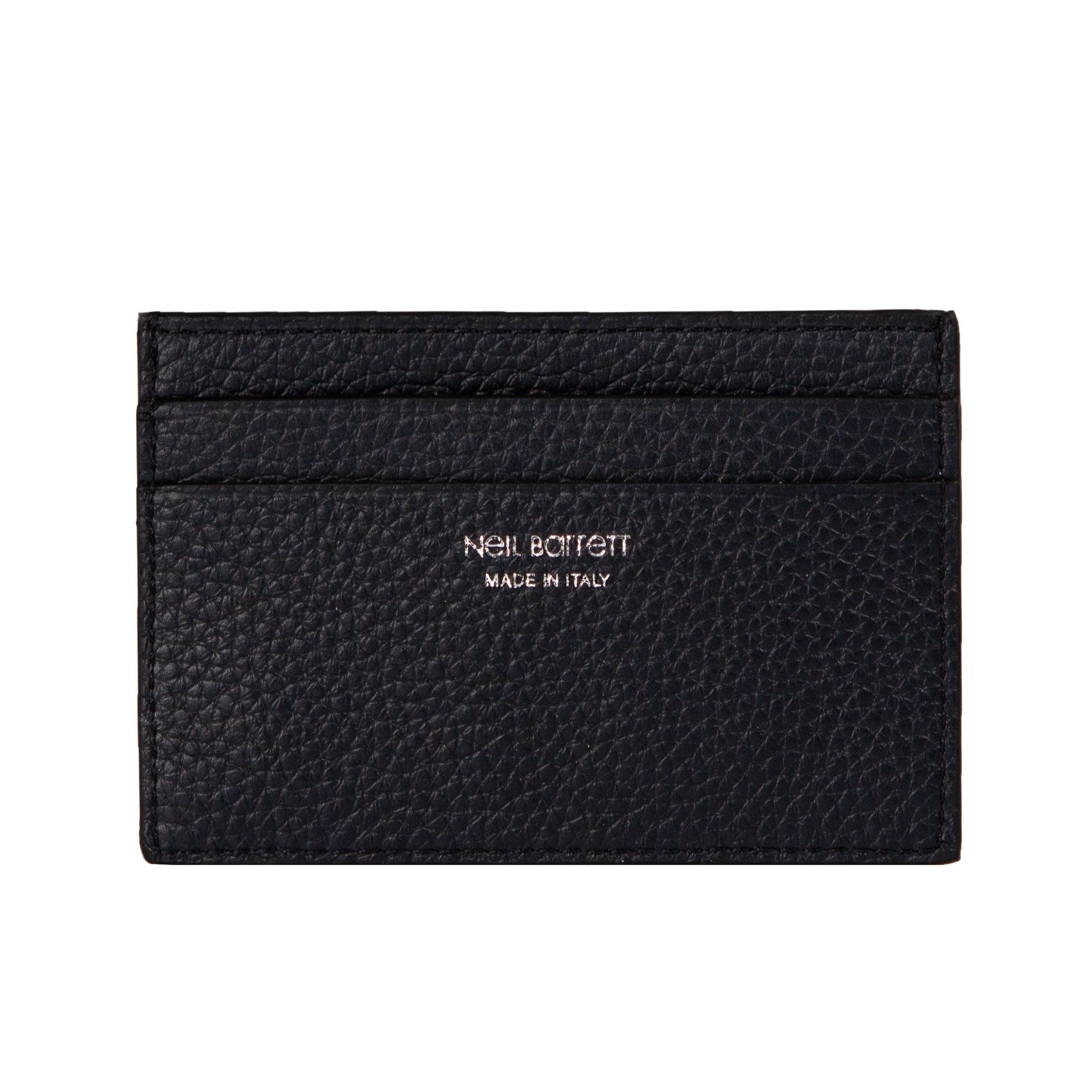 Neil Barrett Black Leather Wallet - Fizigo