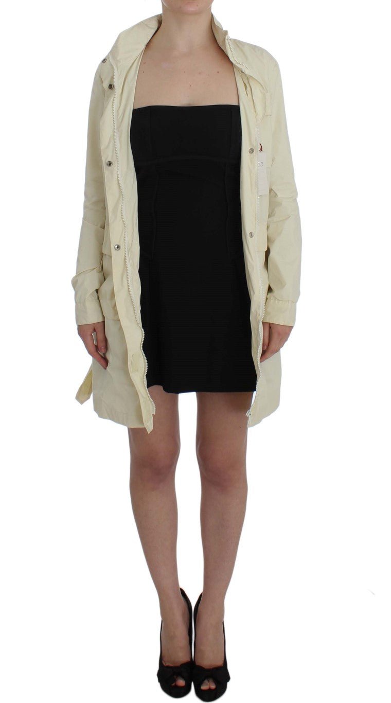 P.A.R.O.S.H. Beige Weather Proof Trench Jacket Coat - Fizigo