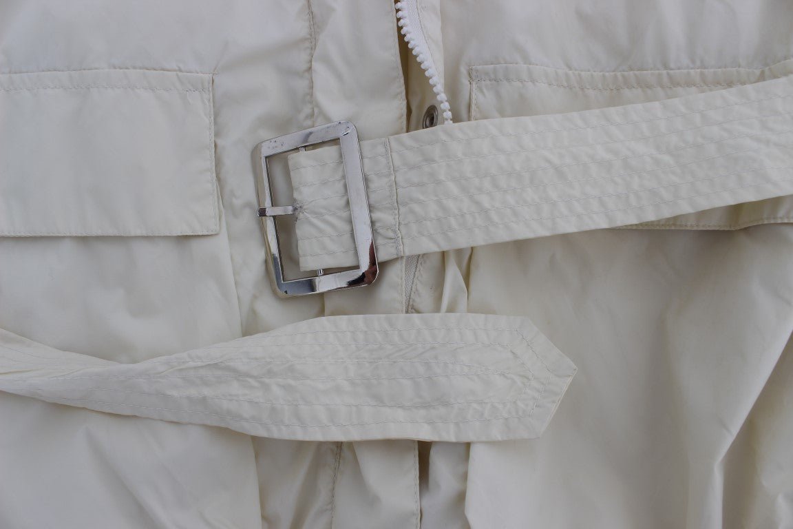 P.A.R.O.S.H. Beige Weather Proof Trench Jacket Coat - Fizigo