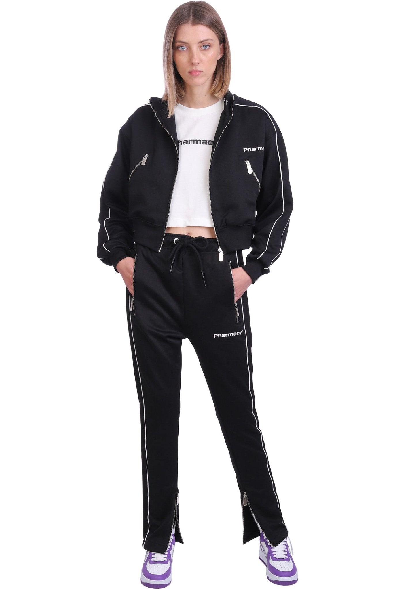 Pharmacy Industry Black Polyester Jeans & Pant - Fizigo