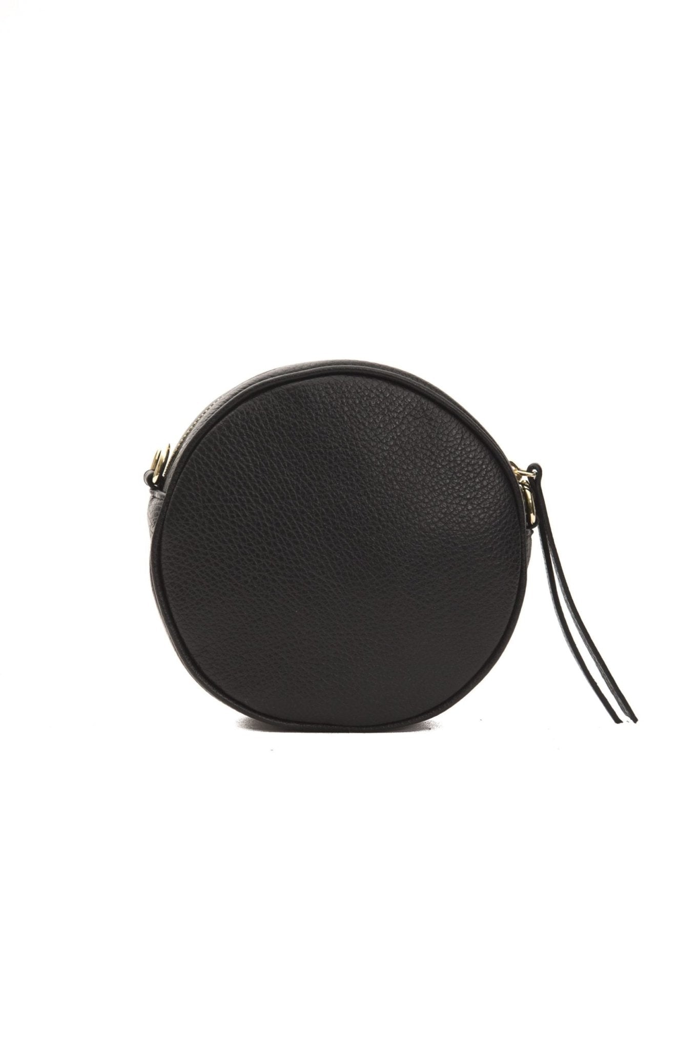 Pompei Donatella Black Leather Crossbody Bag - Fizigo