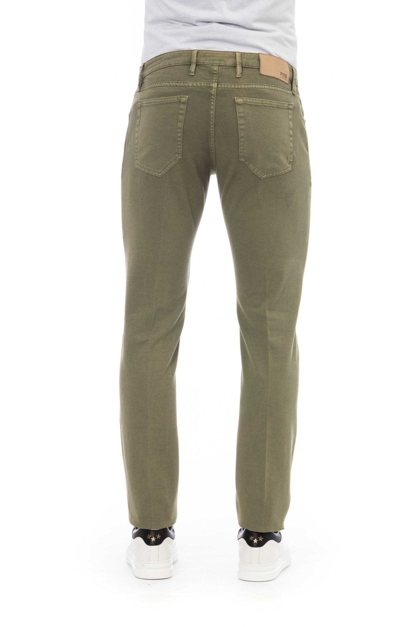 PT Torino Green Cotton Jeans & Pant - Fizigo