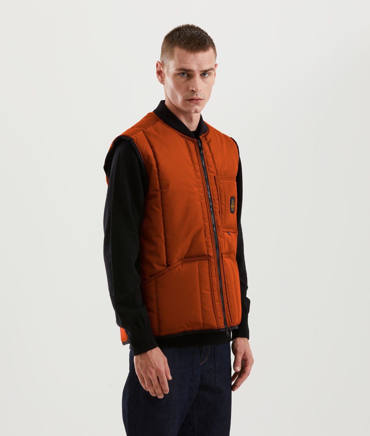 Refrigiwear Orange Polyester Jacket - Fizigo