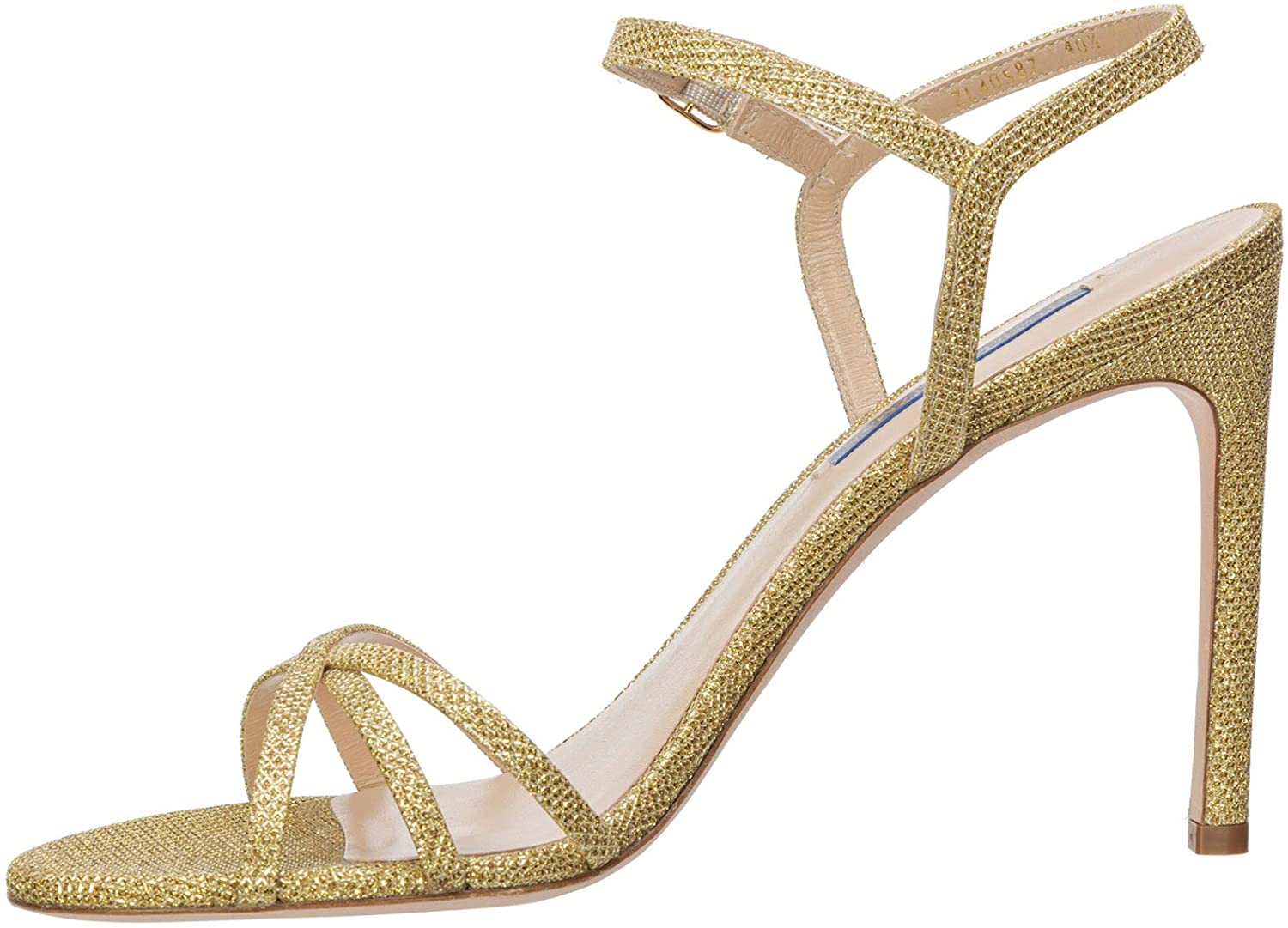 Stuart Weitzman Yellow Calfskin Sandal - Fizigo