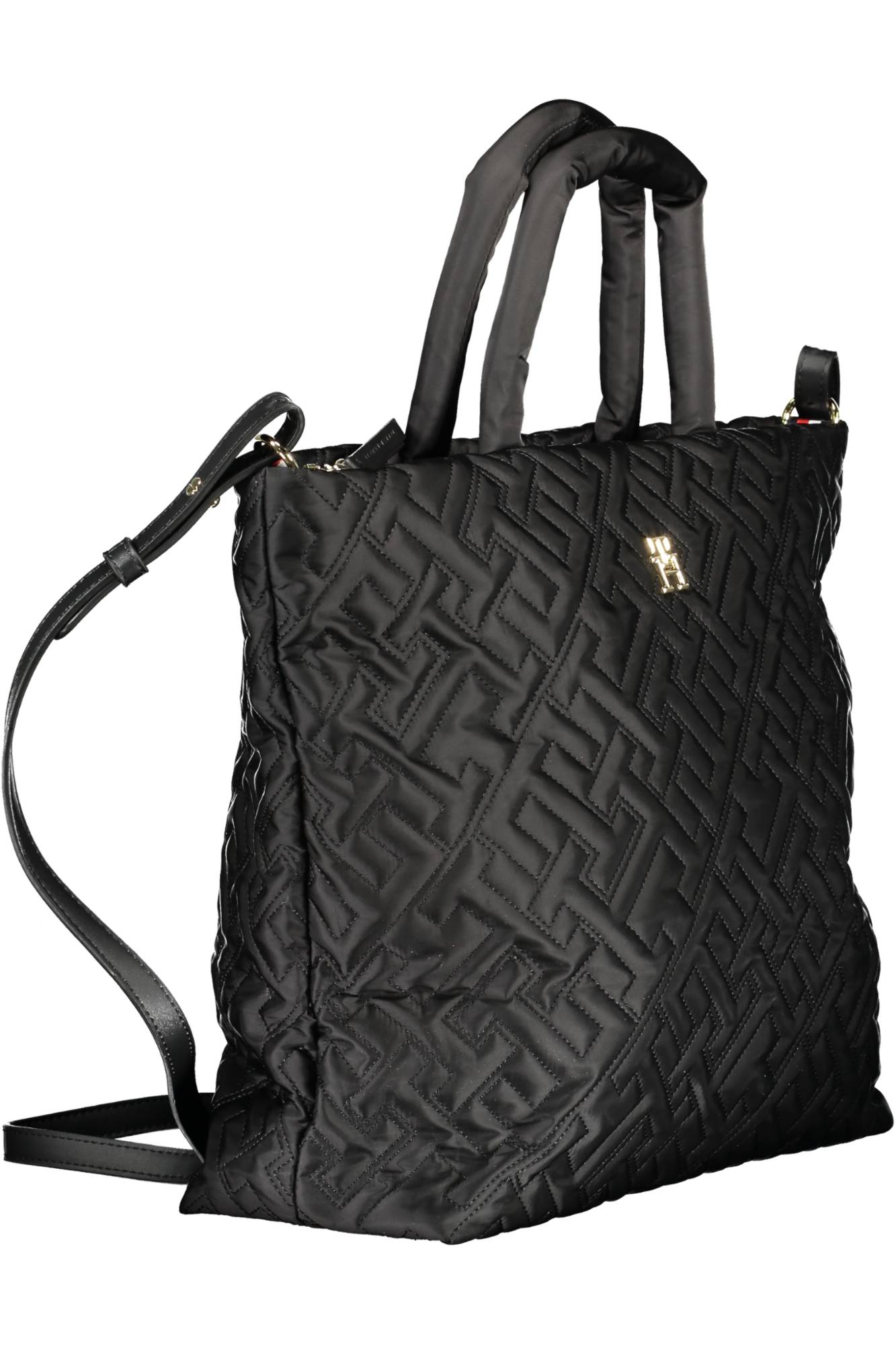 Tommy Hilfiger Black Polyester Handbag - Fizigo