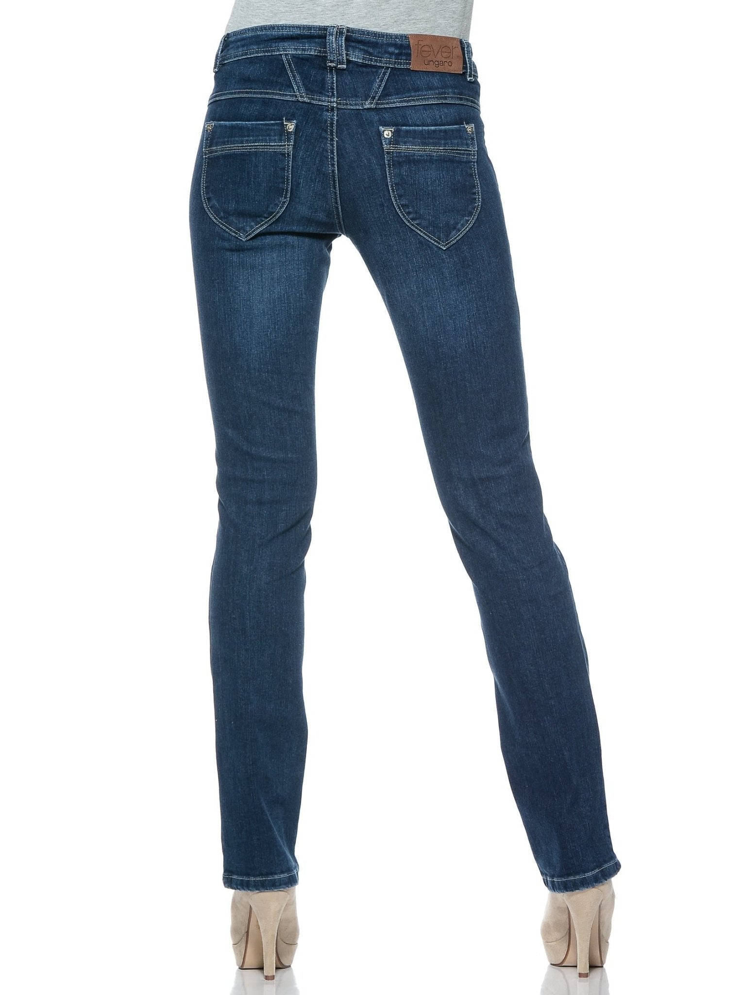 Ungaro Fever Blue Cotton Jeans & Pant - Fizigo
