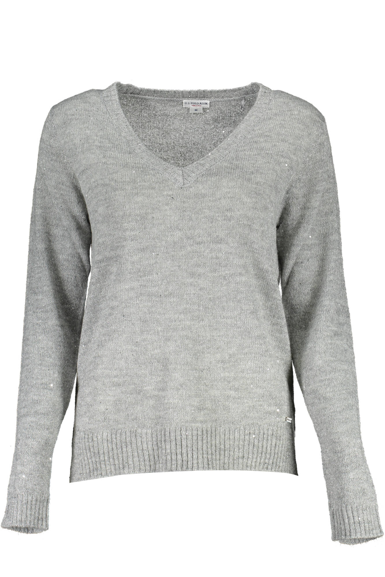 U.S. POLO ASSN. Silver Nylon Sweater - Fizigo