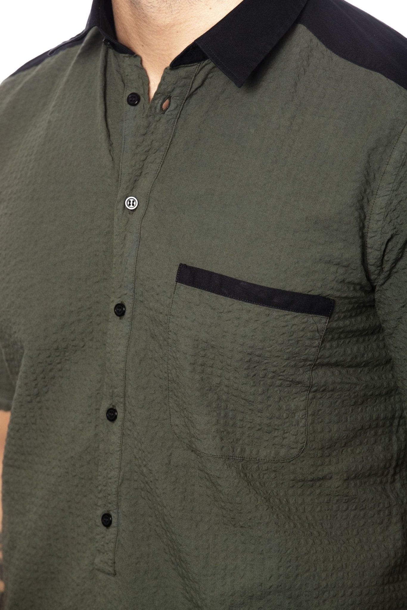 Verri Army Cotton Shirt - Fizigo