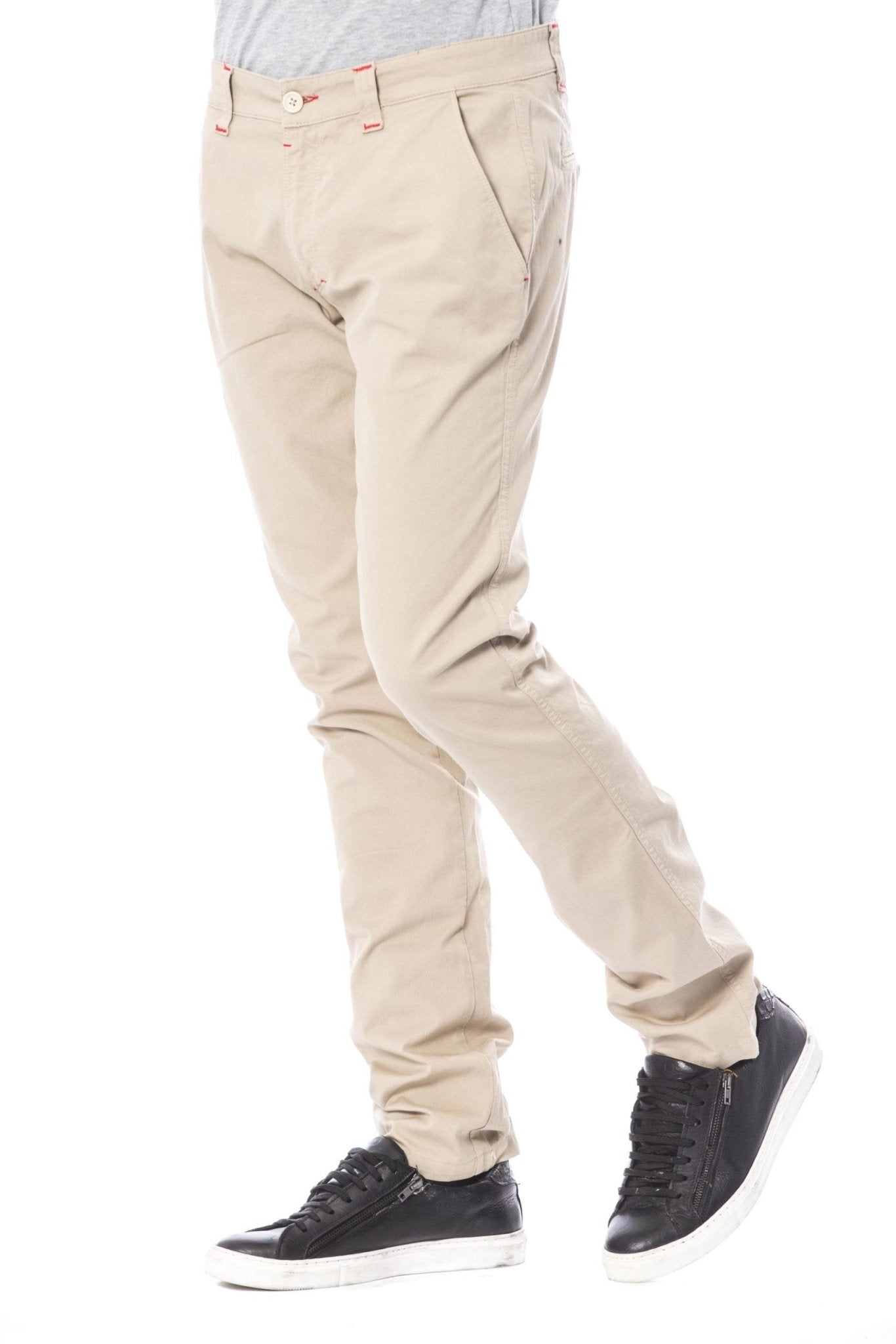 Verri Beige Cotton Jeans & Pant - Fizigo