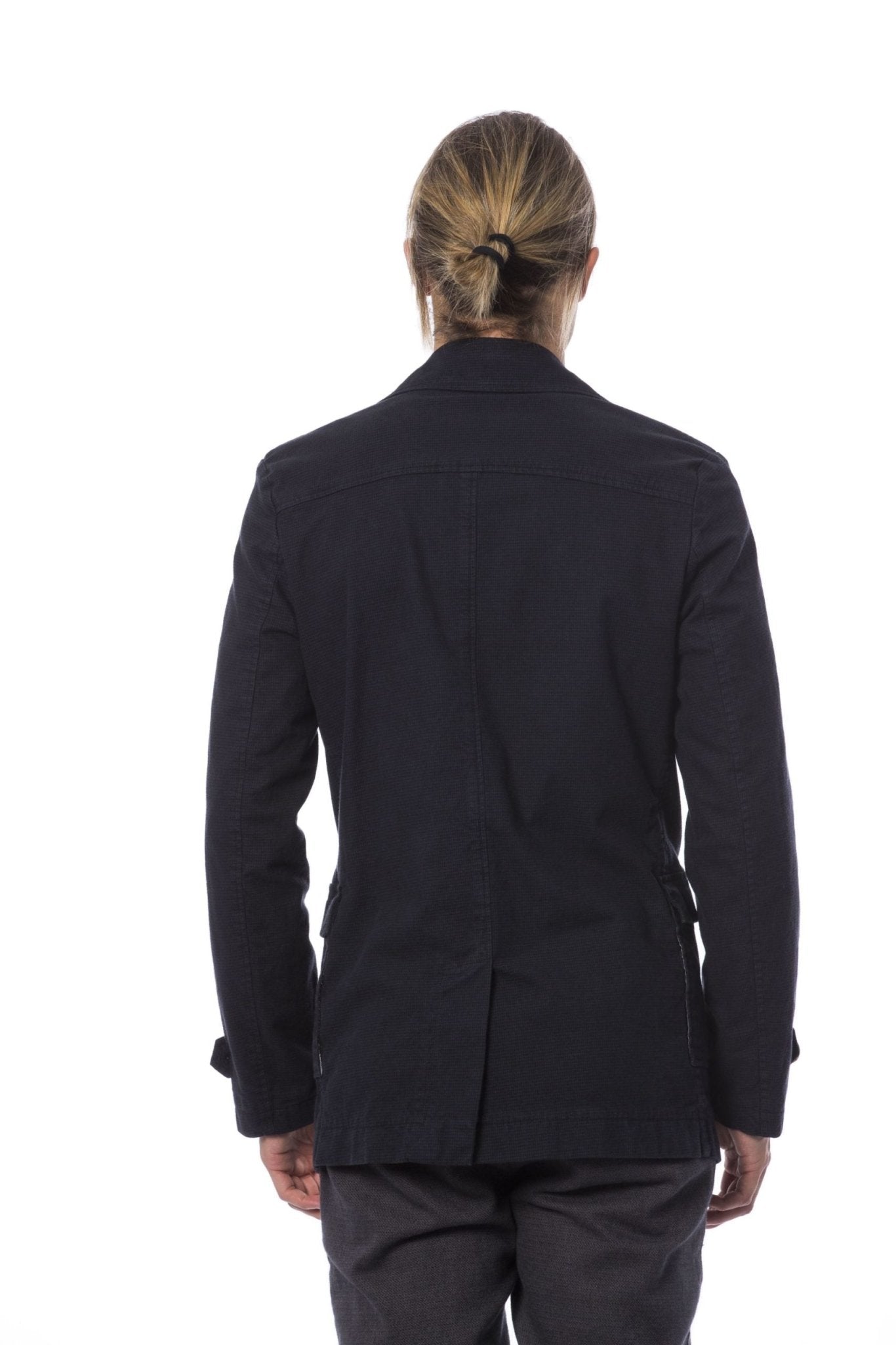 Verri Blue Cotton Blazer - Fizigo