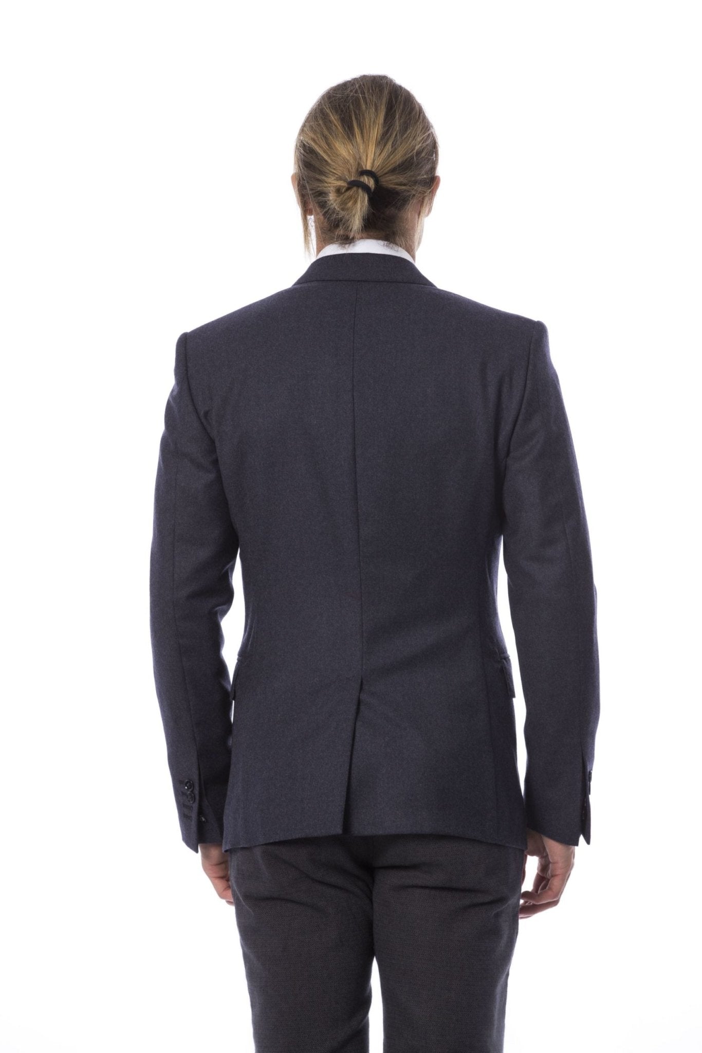 Verri Blue Wool Blazer - Fizigo