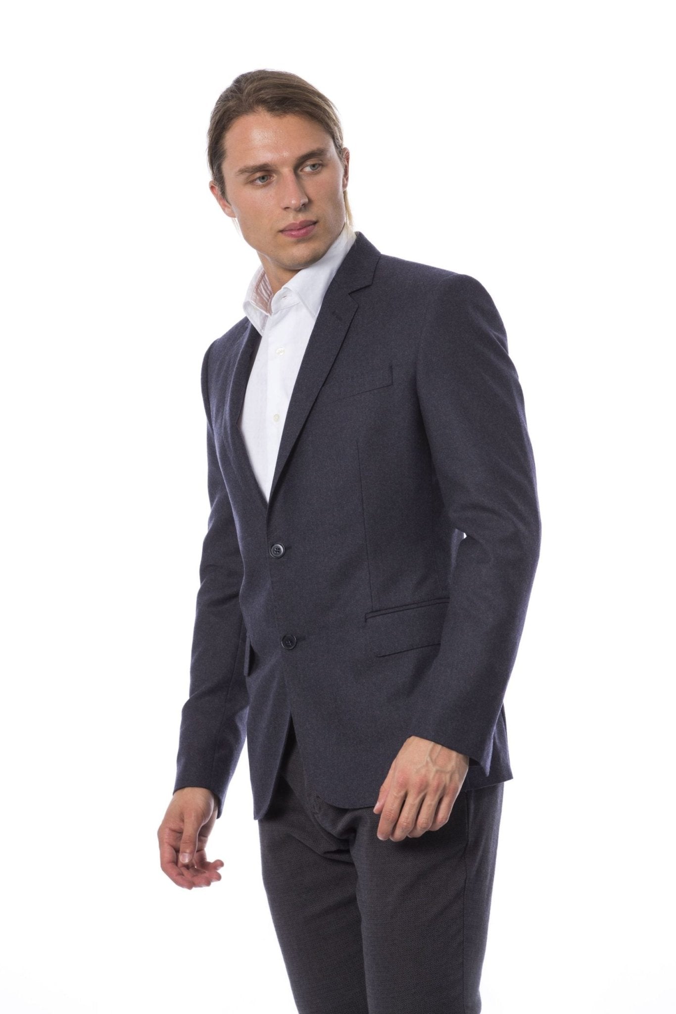 Verri Blue Wool Blazer - Fizigo