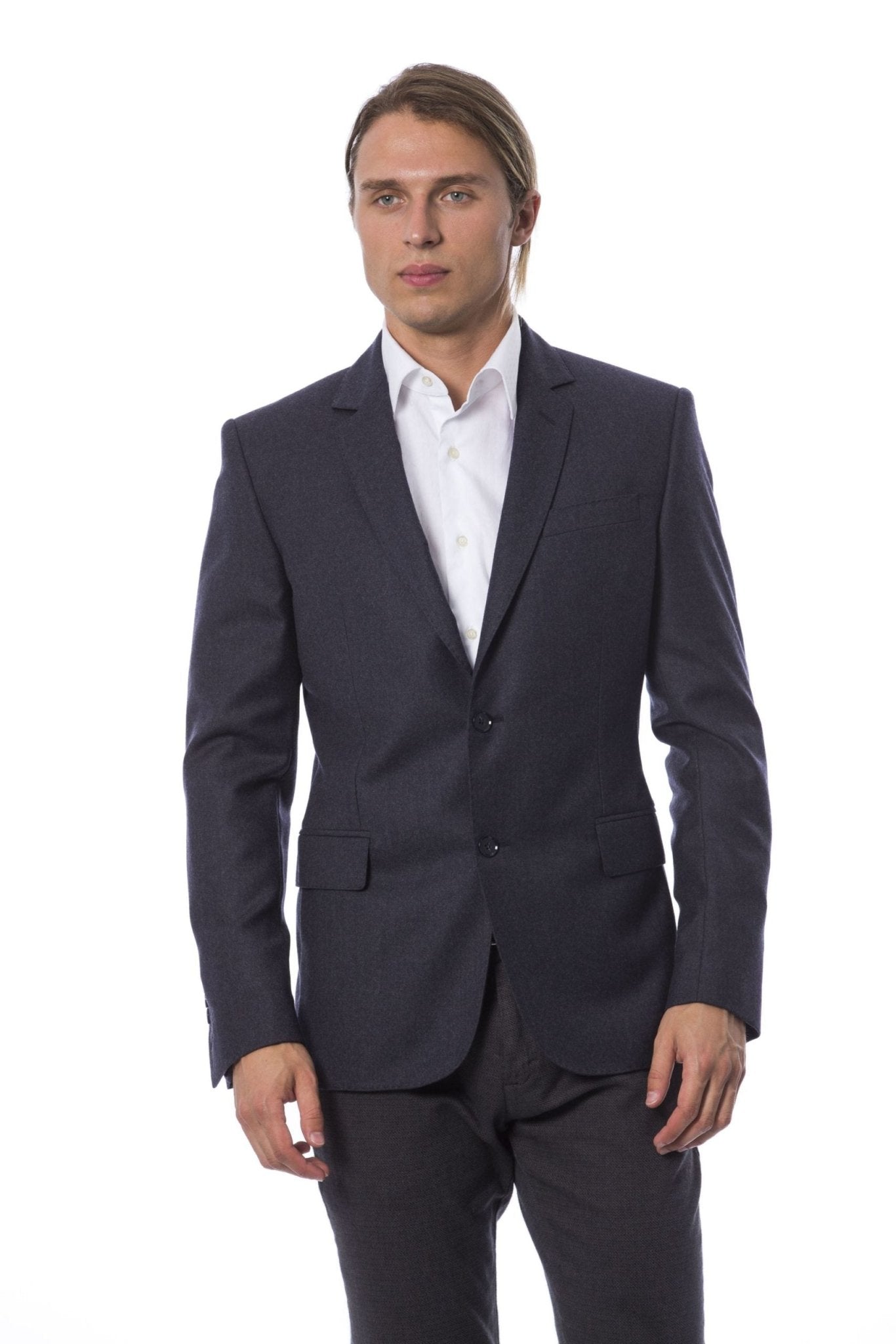 Verri Blue Wool Blazer - Fizigo