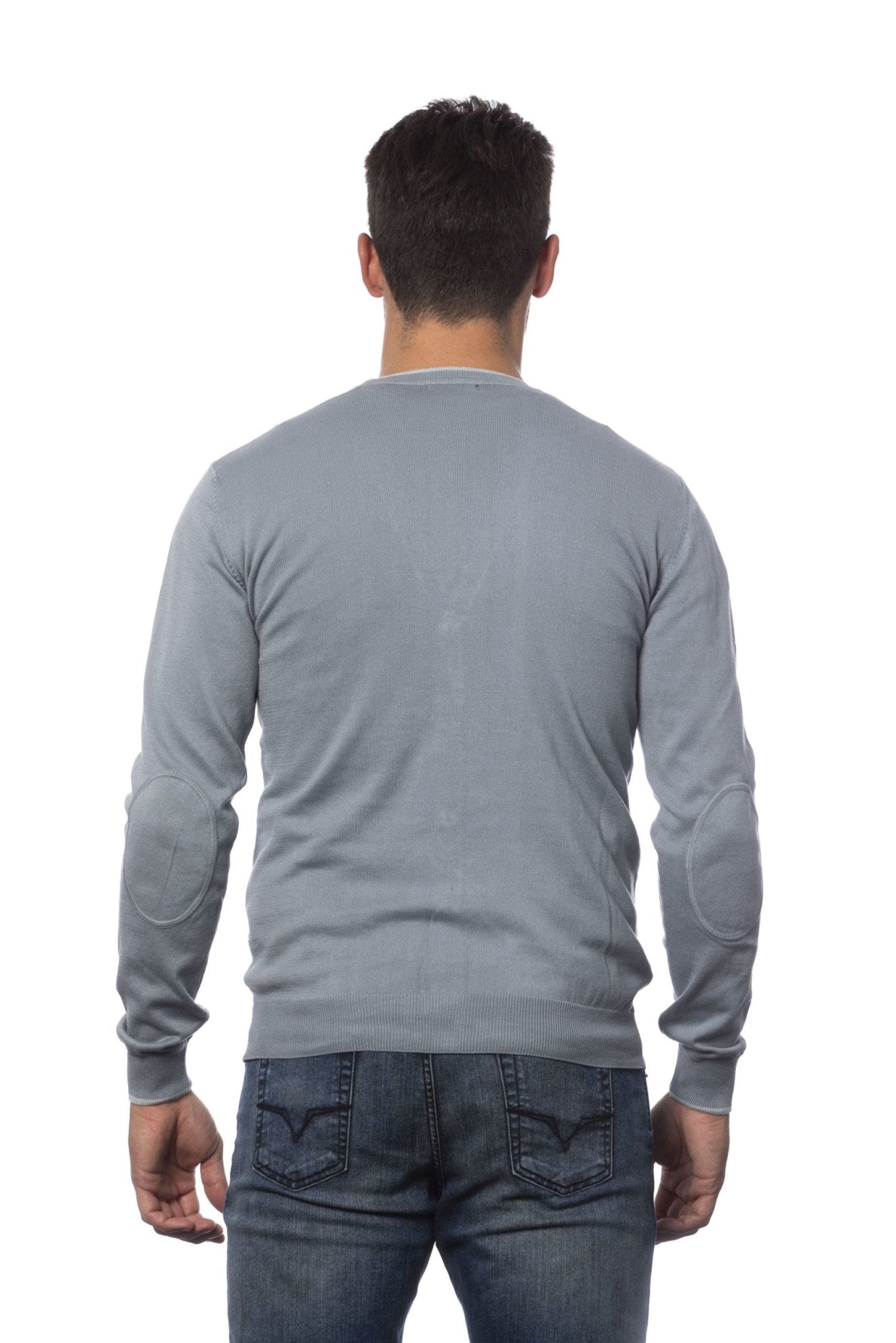 Verri Gray Cotton Cardigan - Fizigo